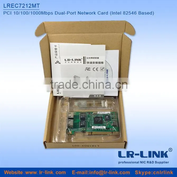 LREC7212MT Intel 82546 Chipset PCI 2 Dual Port RJ45 Gigabit Ethernet LAN Card