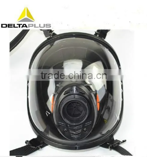 Deltaplus silicone full mask with four-points strap wide screen full mask