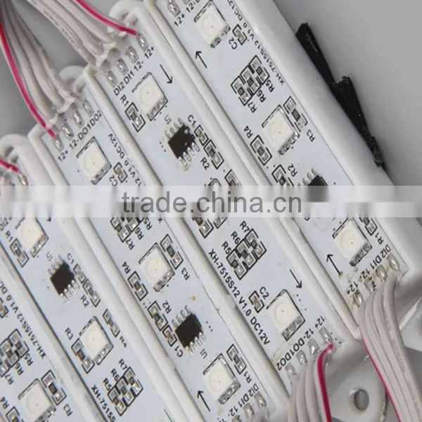 IP67 waterproof outdoor using programmable RGB led module for signage billboard