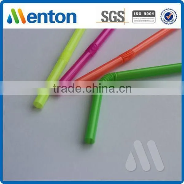 wholesale hot sale colorful Disposable Plastic Long straw