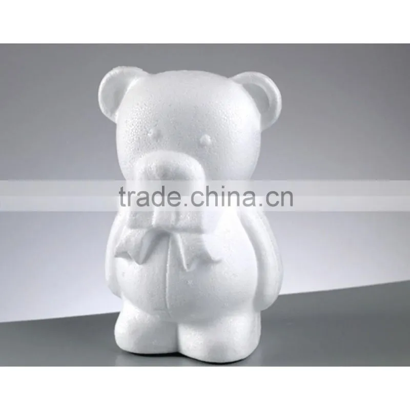 lovely DIY and Christmas 240mm white polystyrene snowman