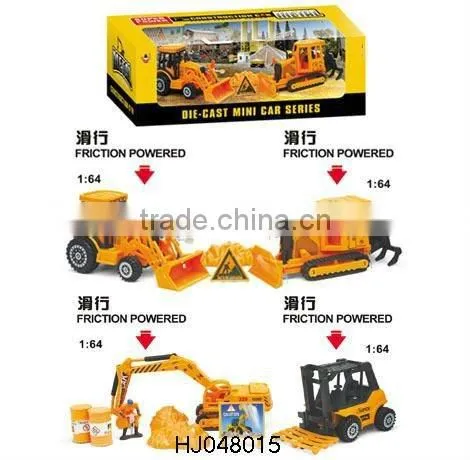 Hot selling pull back alloy car ,alloy engineering car