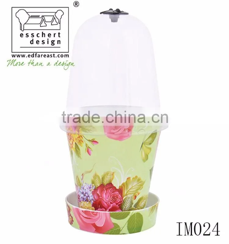 2016 Wholesale Unique Round shape Plastic Flowerpot