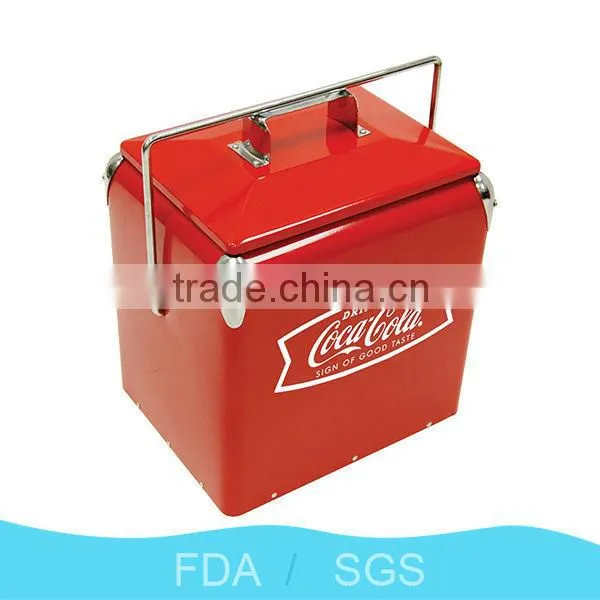 Nengfeng 13L portable cooler retro cooler box