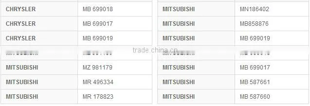 k6715 MB 858876 for Mitsubishi canter brake shoe