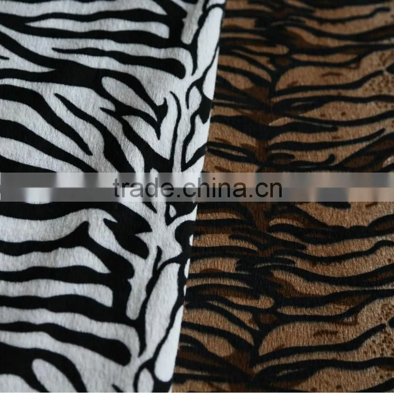 Animal Print Velour Fabric
