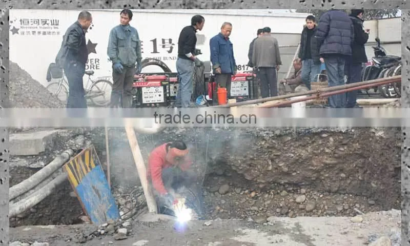 Superior quality 220v dc 200 amp 3kw petrol generator welder