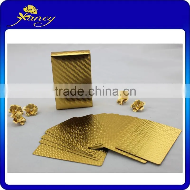 General poker gold foil playing card can be custom
