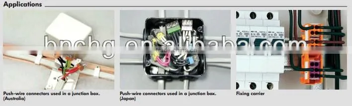made in china wago push button connectors for junction boxes 773series in large stock