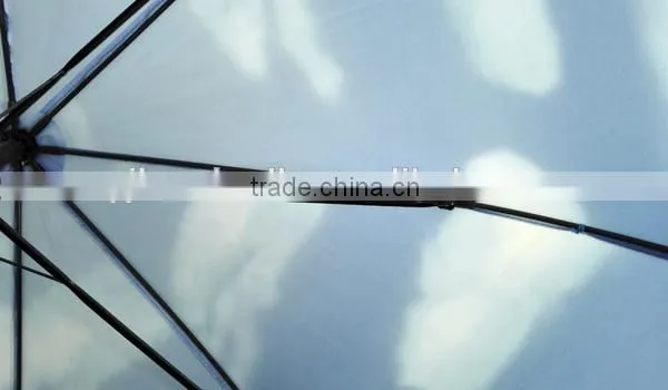 Sky Blue and White Cloud Offset Printing Umbrella