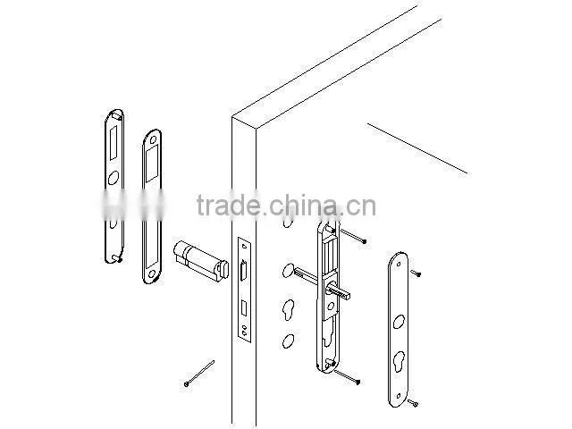 smart IC lock, rf card lock,hotel card lock,digital door lock,electronic door handle lock,Euorpe RF lock,hotel room card lock