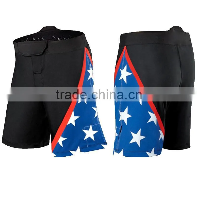 second skin easy-to-wear protective fight shorts, men custom wholesale mma fight shorts