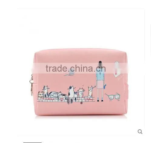 pu cosmetic bag 2016 new arrival cute elegant cosmetic bag personalized