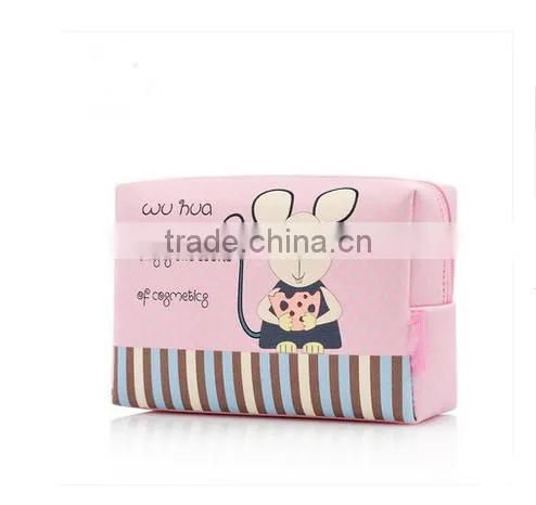 pu cosmetic bag 2016 new arrival cute elegant cosmetic bag personalized