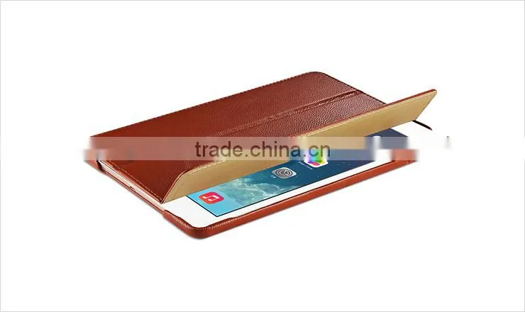 High Quality Side Open Leather Smart Case For iPad Air 2