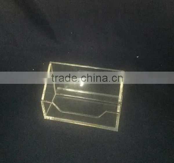 Customized clear acrylic business card holders