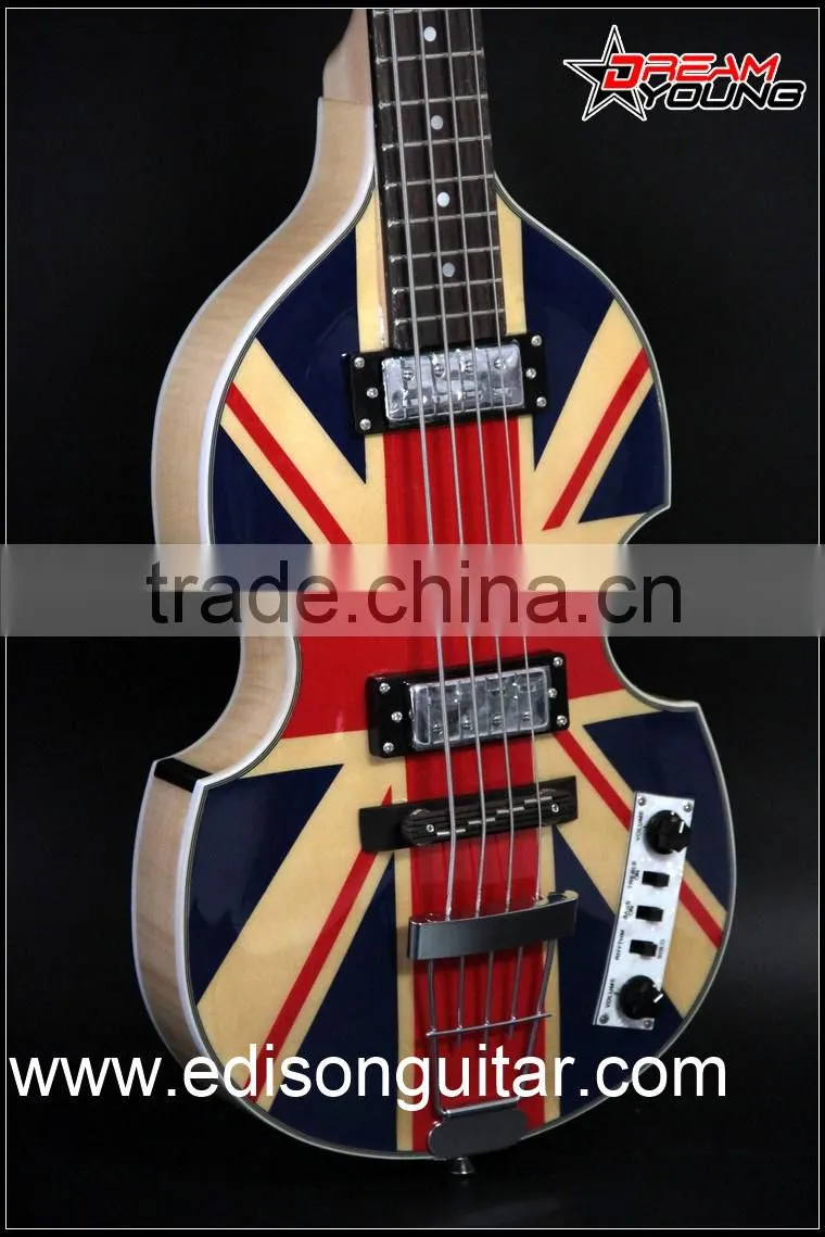 DS-EB6014 Top Stick HD Photo Flamed Maple Bass Guitar Korea