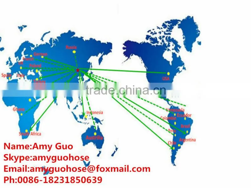 Superior Quality Colorful Stripes Flexible Durable Light PVC Anti-erosion High Pressure Resistant Spraying Hose
