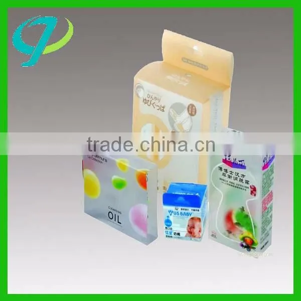 Customized UV printed Plastic box,PVC box,Clear package box