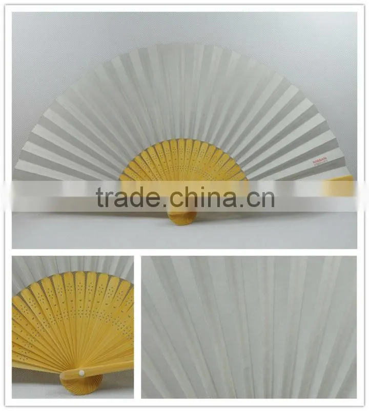 hand craft promotional paper fan