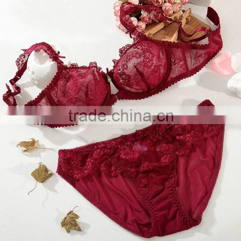 Sexy Lace Lingerie Unlined bra and panty(FPY323)