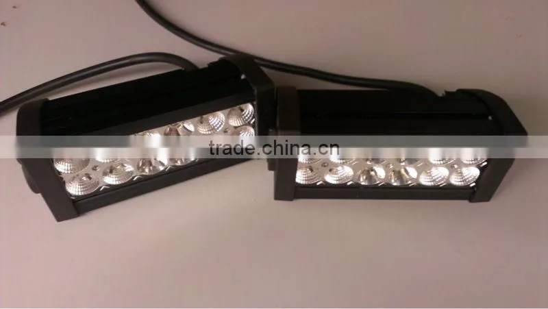 ShengWell Auto factory directly 12month warranty 36w 7" dual row epistar 10--32v epistar ip68 led light bar
