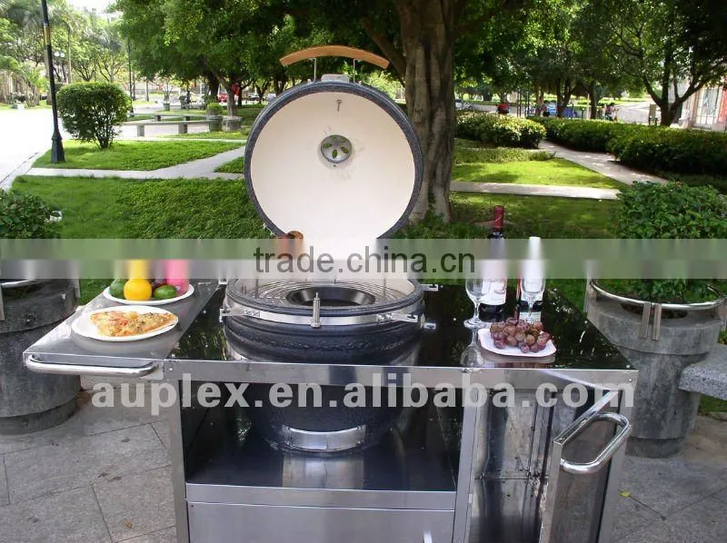 Luxurious mobile kamado ceramic bbq islands
