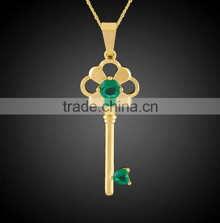 ATHENAA Cheap Jesus Cross Pendant for Jewelry Making, 18k gold Color Jewelry /Keep Color 1 Year