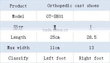 Gypsum Shoes for Hospital