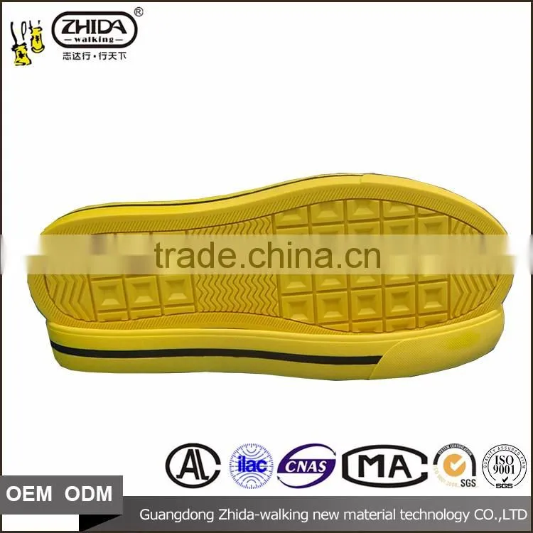 RUBBER Outer Shoe Sole Manufactures In China for skateboard causal shoe with size 36-45