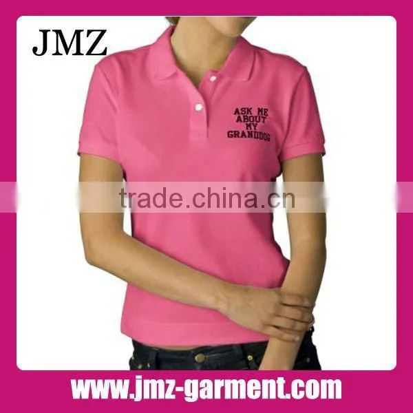 Polyester cotton short sleeve polo shirt