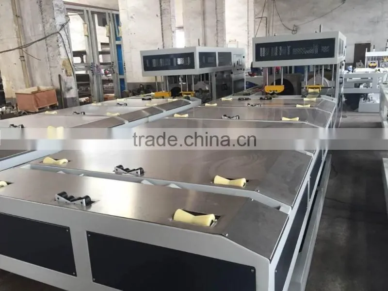 AUTOMATIC PVC PLASTIC PIPE END SOCKETING BELLING MACHINE