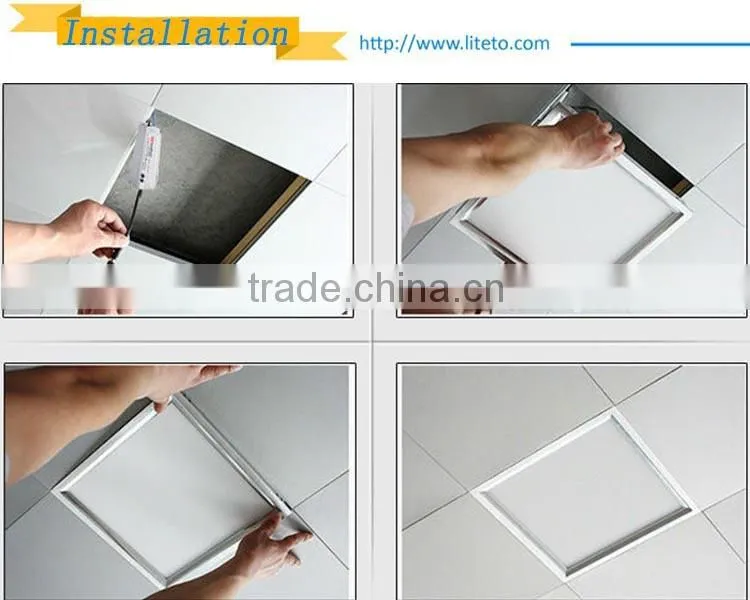 World best selling products cheap no flicker dimmable 600x600 36w led panel light emergency kit