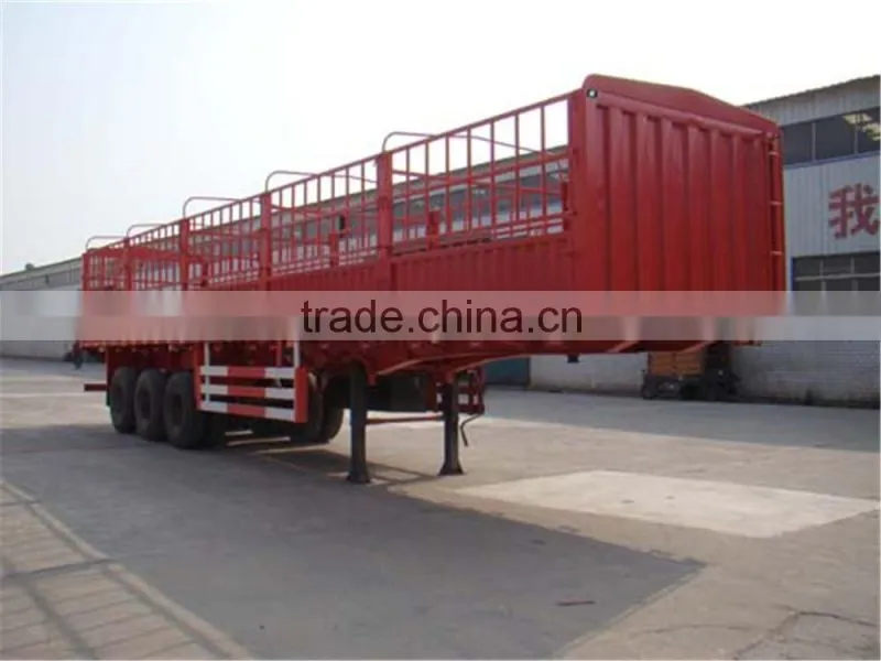transport semi trailer shengshun auto side wall semi trailer