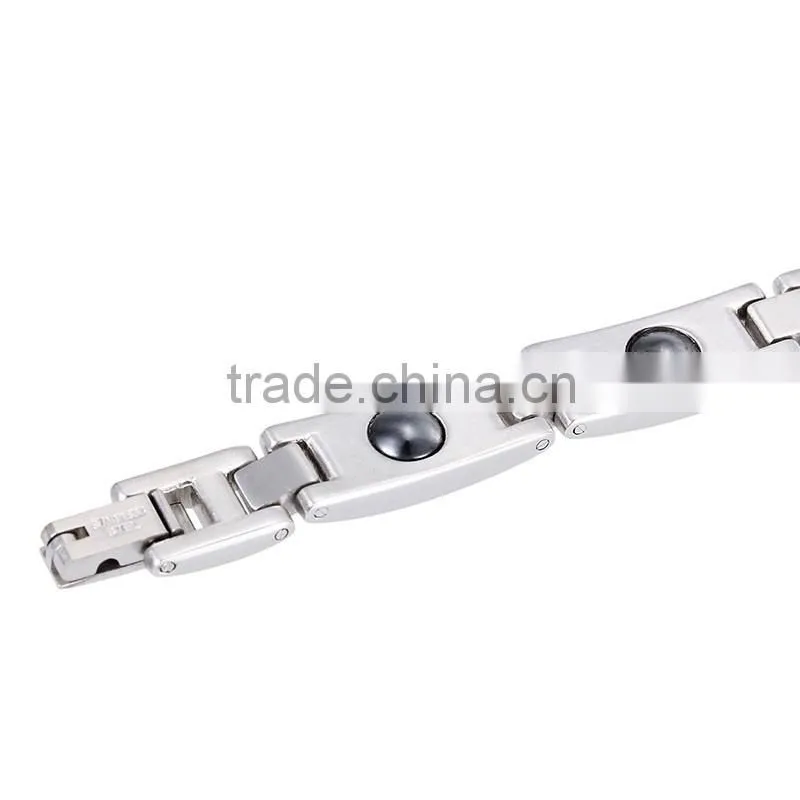 magnetic health bracelets 316l stainless steel energy products wholesale
