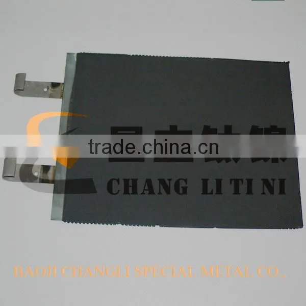 lead oxide electroplating electrode for wastewater treatment