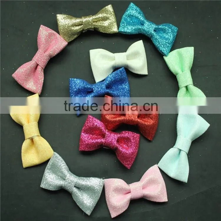New Hot Sale!! 12*10cm shiny hair bowfor chirdren hair decoration