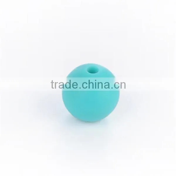 2016 New Marble Grey Color Silicone Round Beads Silicone Round Teething Beads