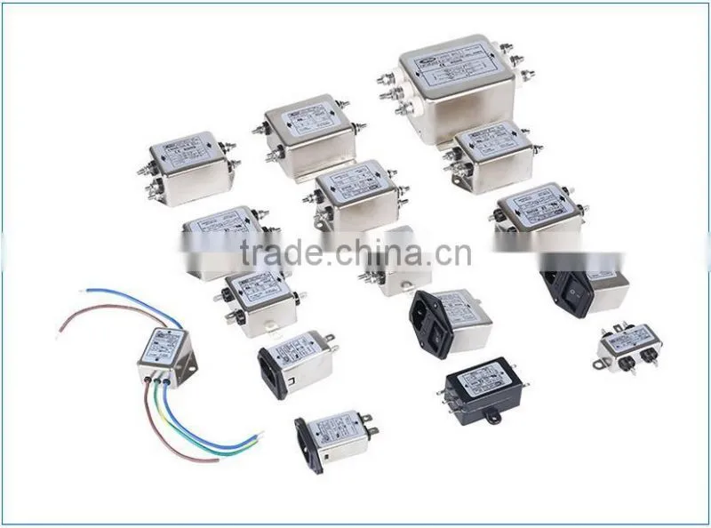1A ~ 10A emi filter switch socket fuse