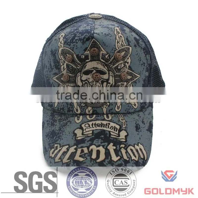 Mesh Cap for Girl ,Skull Mesh Cap ,Fashion Mesh Cap
