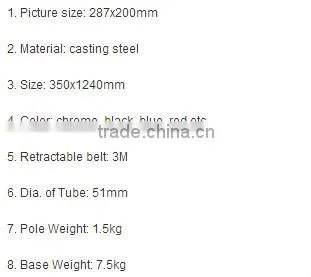 Hot selling custom stanchion sign holder