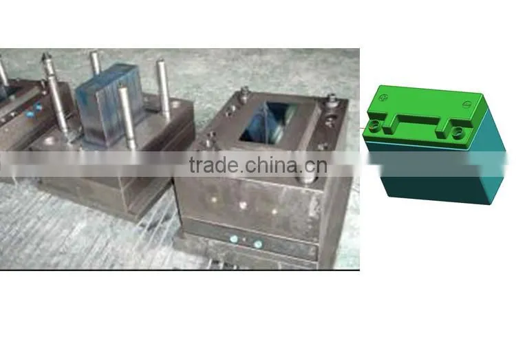 Taizhou Leen High Precision Plastic Injection Battery Crate Mould,Plastic Battery Container Mould