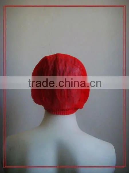 Disposable red PP non woven mop Clip cap