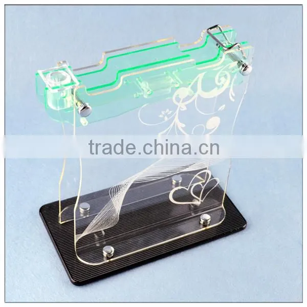 eco-friendly 2015 OEM imported acrylic knife holder