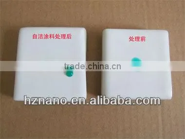 Bathroom water proof self cleaning glass coating