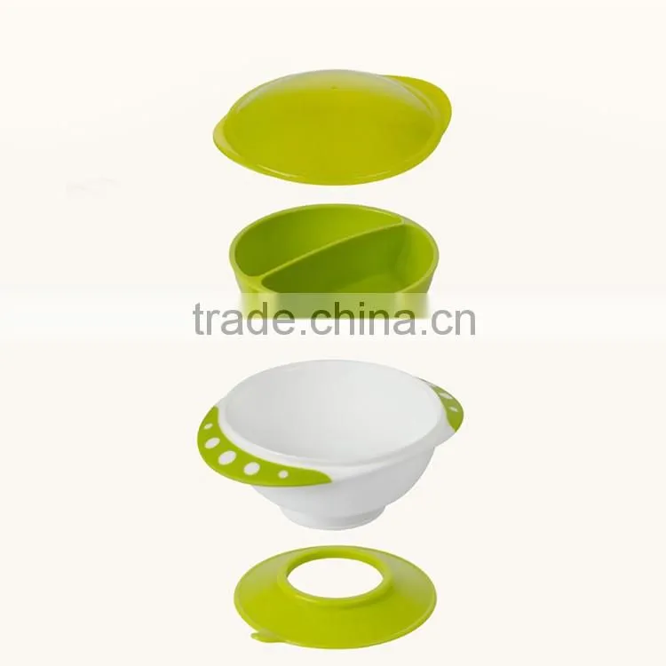New style drop proof safety baby feeding bowls with sucker