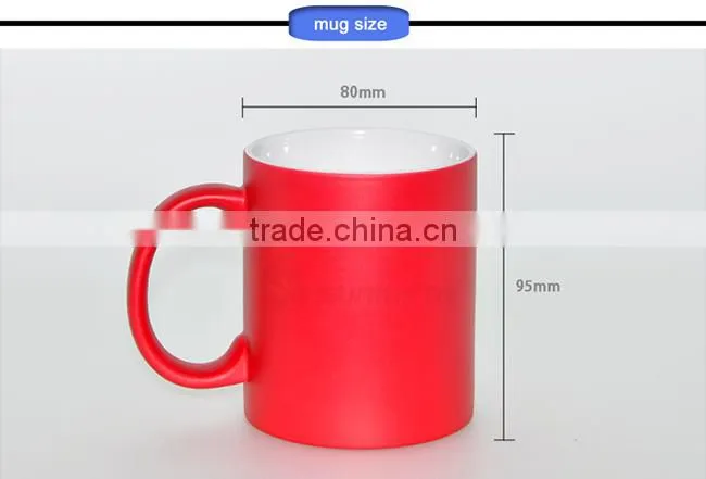Sublimation Photo Color Changing Mug Ceramic Sublimation Magic mug