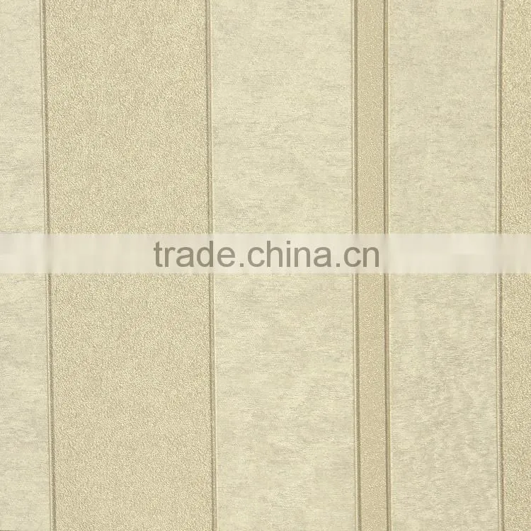 black /gold/blue/ white stripe wallpaper for hotel rooms