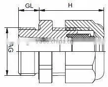 Rubber electric screw gland