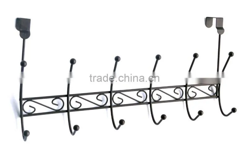 Stainless steel over the door hook